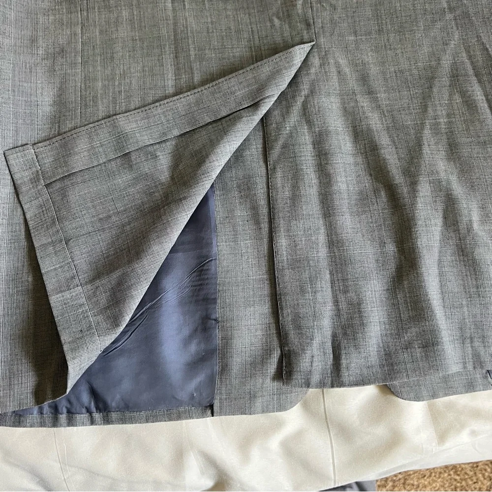 Men's Hickey Freeman 100% Wool Gray Blazer Size 46L
